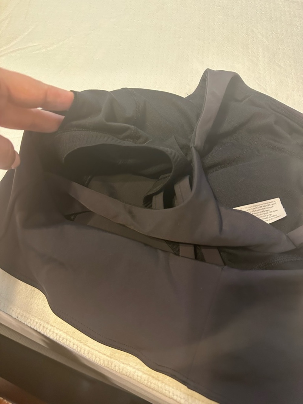 lululemon athletica Black Racerback Sports Bra Top